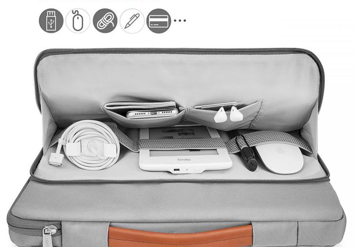 Túi xách đựng laptop (Briefcase Macbook Pro/Air 13" A14) - Ảnh 3