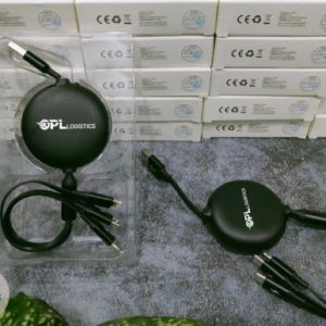 Cáp sạc 3 đầu Omiz RXD-SSX306 dây rút 2 đầu dài 1M