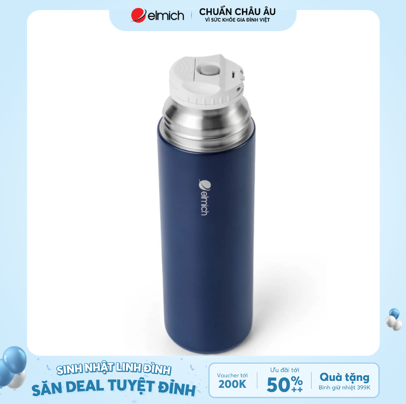 Bình giữ nhiệt inox 316 Elmich EL8315 dung tích 480ml - Ảnh 4