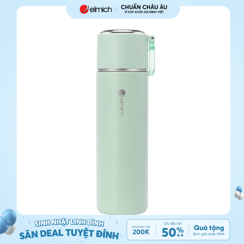 Bình giữ nhiệt inox 316 Elmich EL8315 dung tích 480ml - Ảnh 2