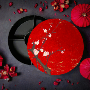 Hộp mứt Tết Hoa Đào