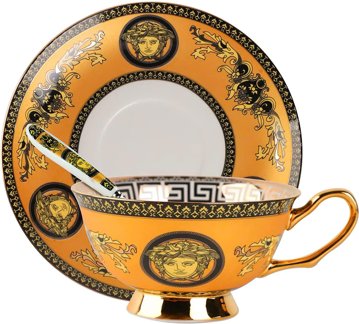 Bộ tách trà họa tiết Châu Âu XJTK2602 - Ảnh 4